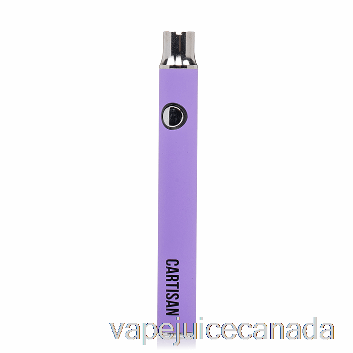 Vape Juice Cartisan Button VV 350 510 Battery Purple